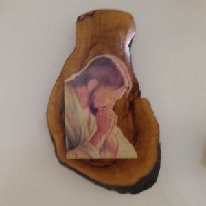 Wood Religious Plaque